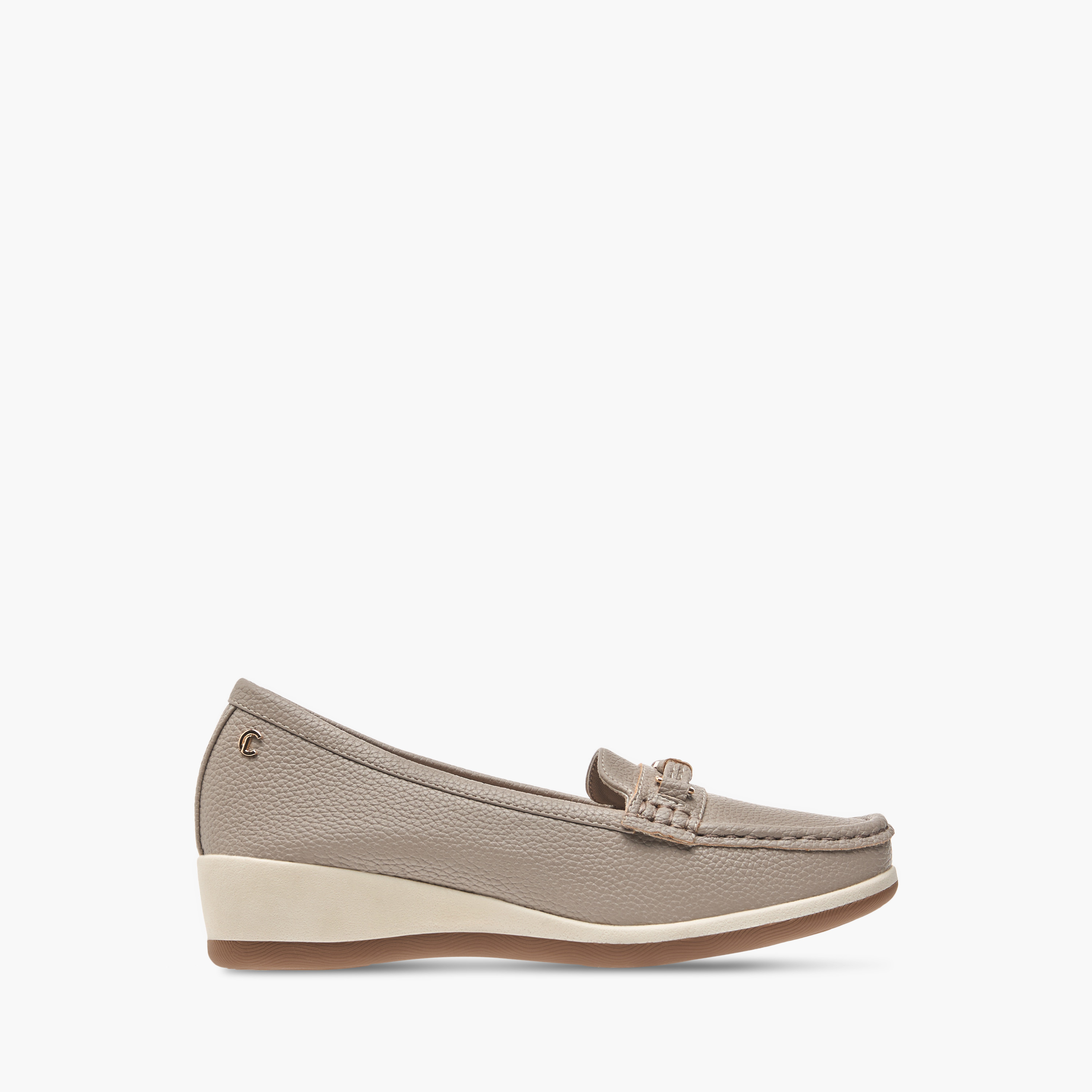 Le Confort Metal Accent Comfort Loafers with Wedge Heels-women-shoes-loafersandmoccasins-image-3