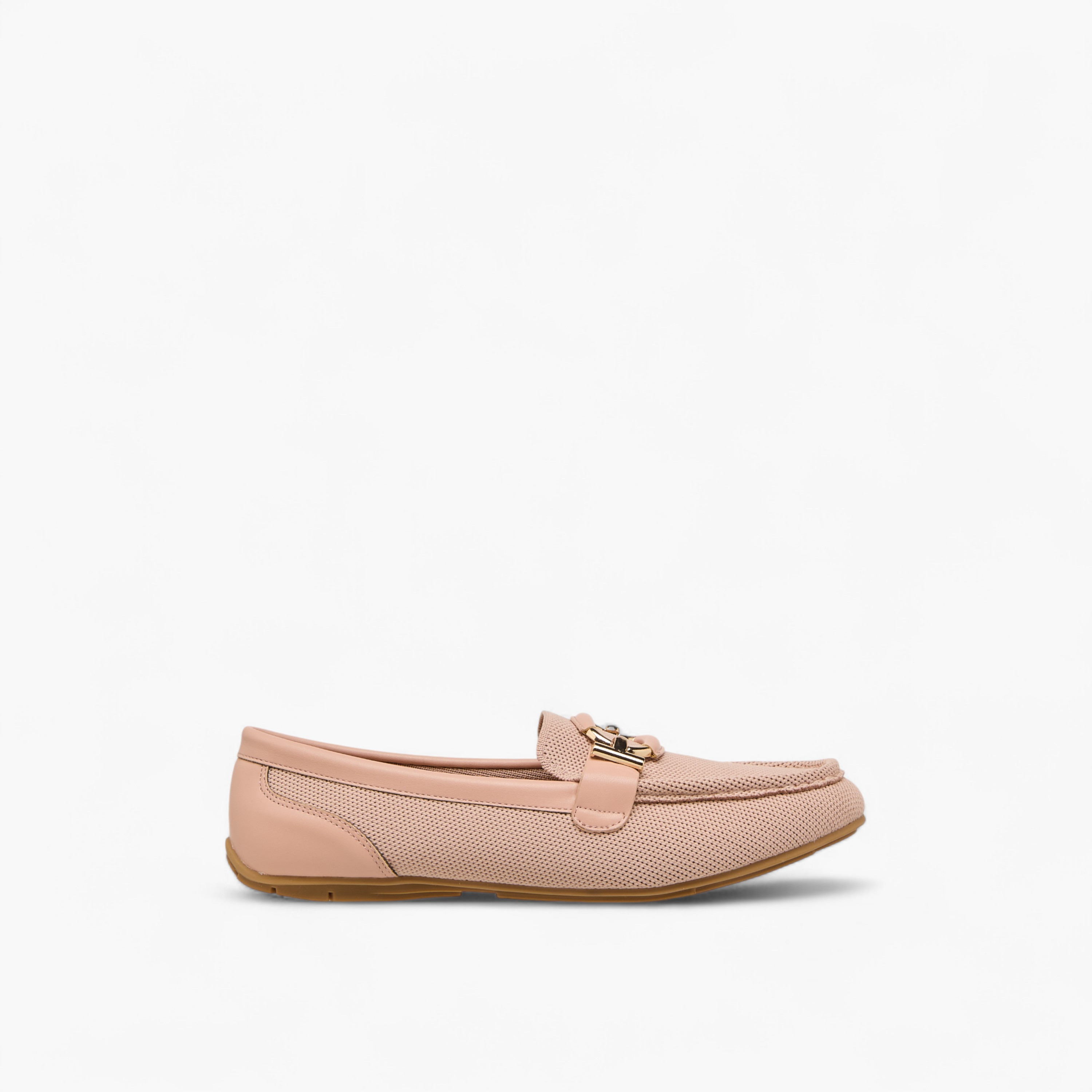 Le Confort Textured Slip-On Comfort Loafers with Metal Trim-women-shoes-flats-loafers-image-3