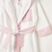 Giggles Long Sleeves Robe with Hood and Tie Up Belt-Towels and Flannels-thumbnail-1