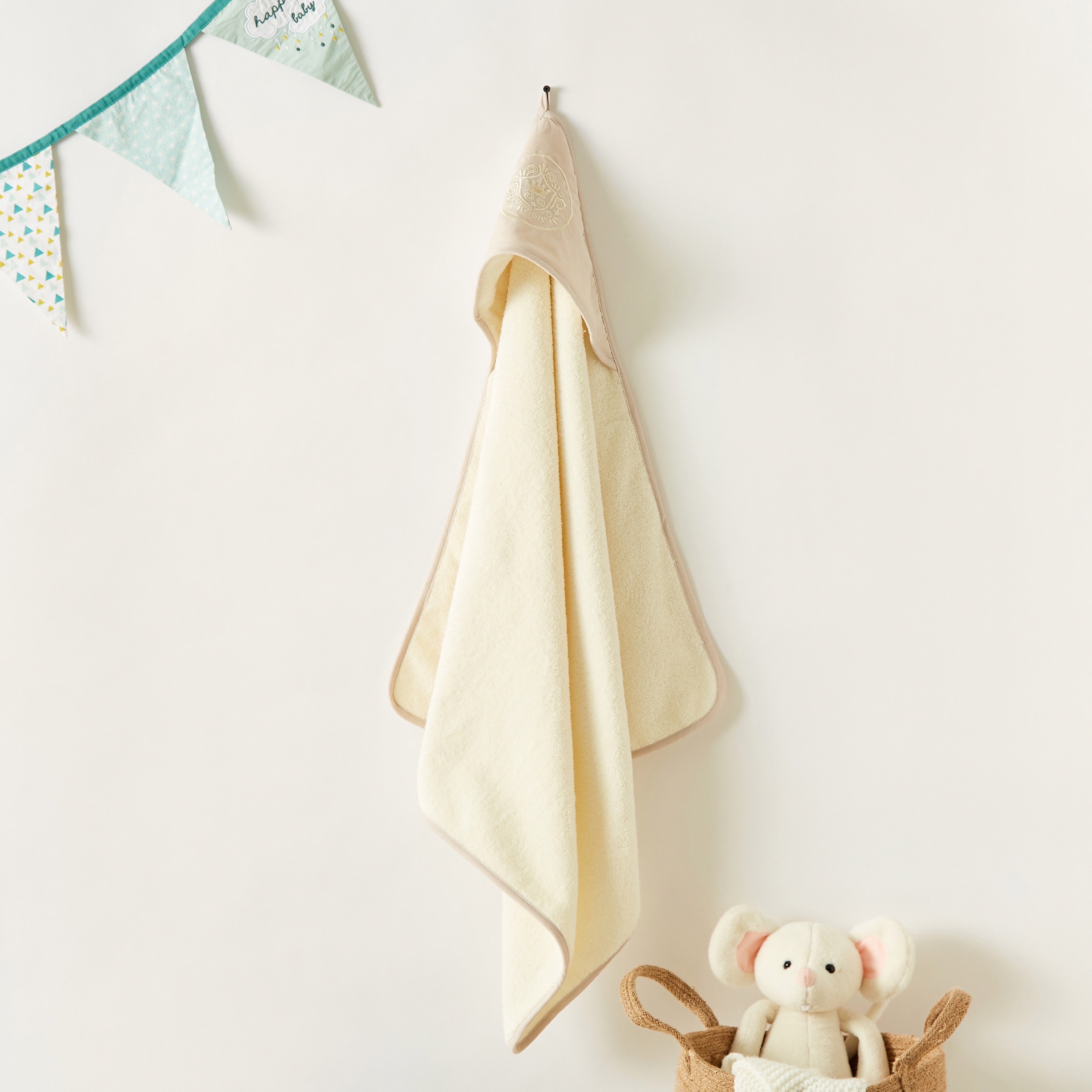 Embroidered sales hooded towels