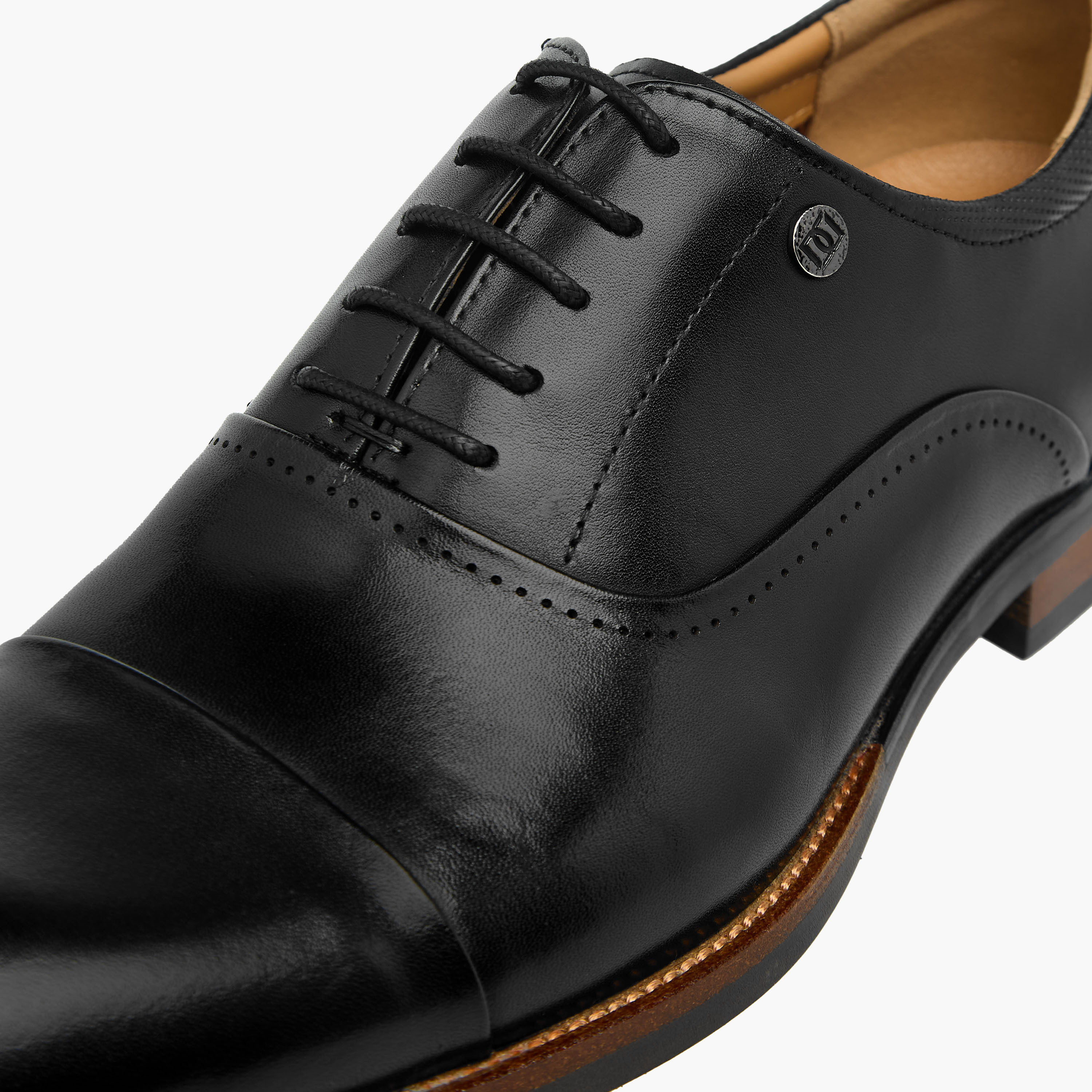 Duchini Men Genuine Leather Lace-Up Oxford Shoes-men-shoes-formalshoes-image-5