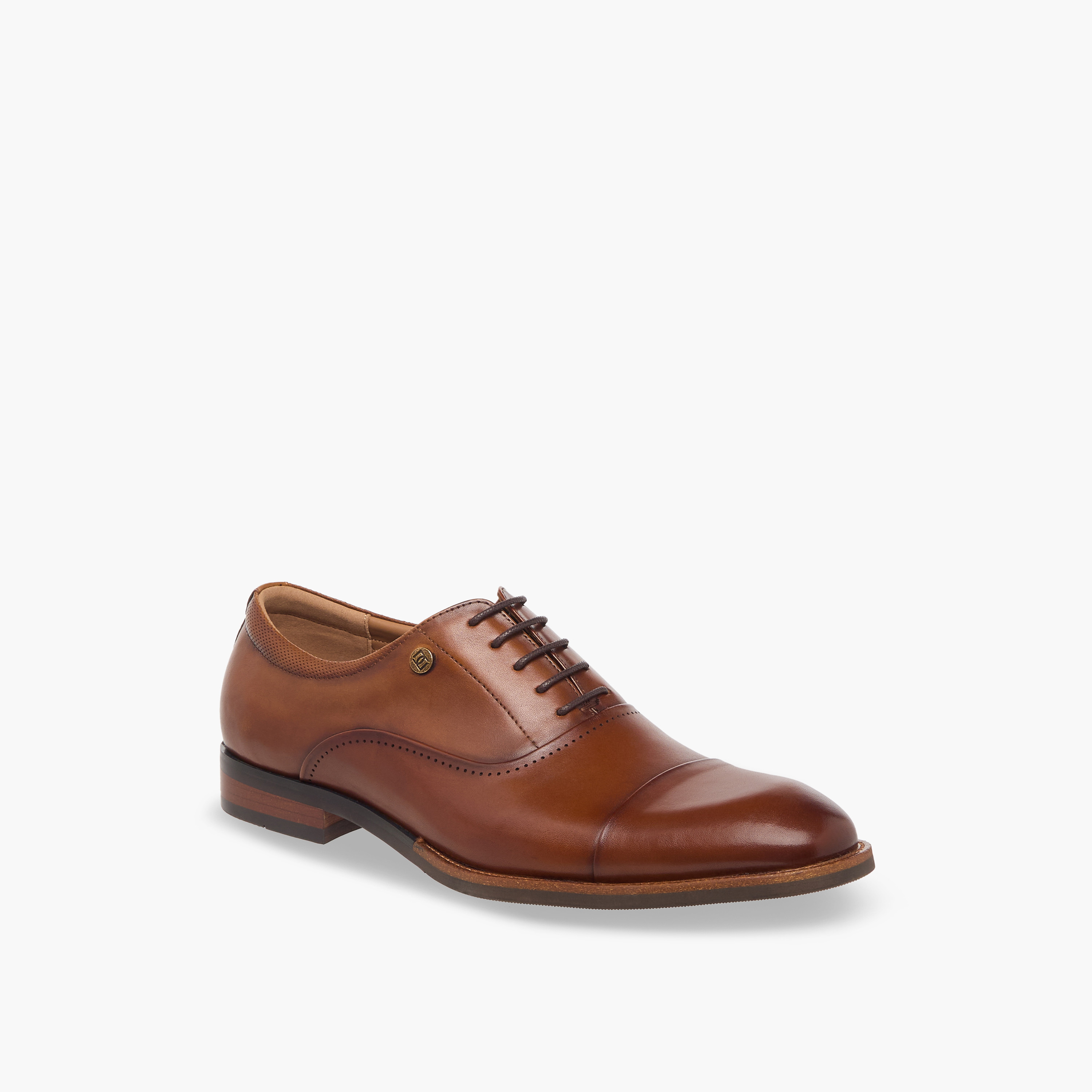 Duchini Men Genuine Leather Lace-Up Oxford Shoes-men-shoes-formalshoes-image-2