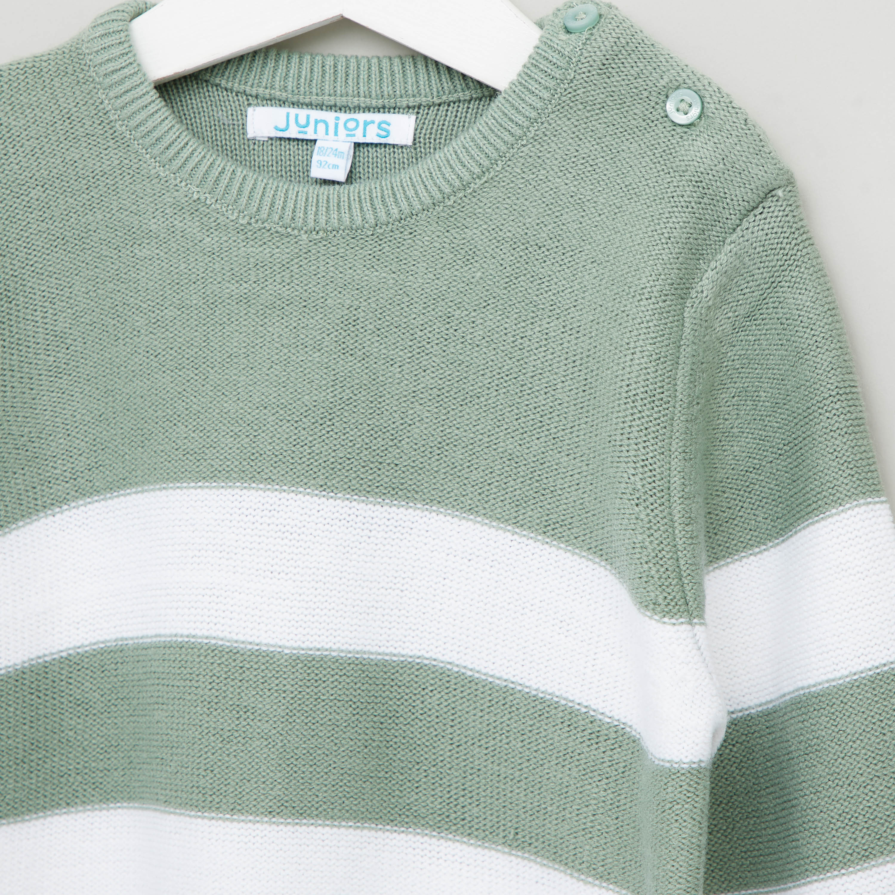 بلوفر مخطط بأكمام طويلة وياقة مستديرة من جونيورز-baby-boys-clothing-jumpersandcardigans-image-2