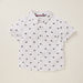 Juniors Graphic Print Shirt with Solid Shorts-Clothes Sets-thumbnail-1