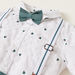 Juniors Printed Shirt and Shorts with Suspenders Set-Clothes Sets-thumbnail-3