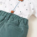 Juniors Printed Shirt and Shorts with Suspenders Set-Clothes Sets-thumbnail-5