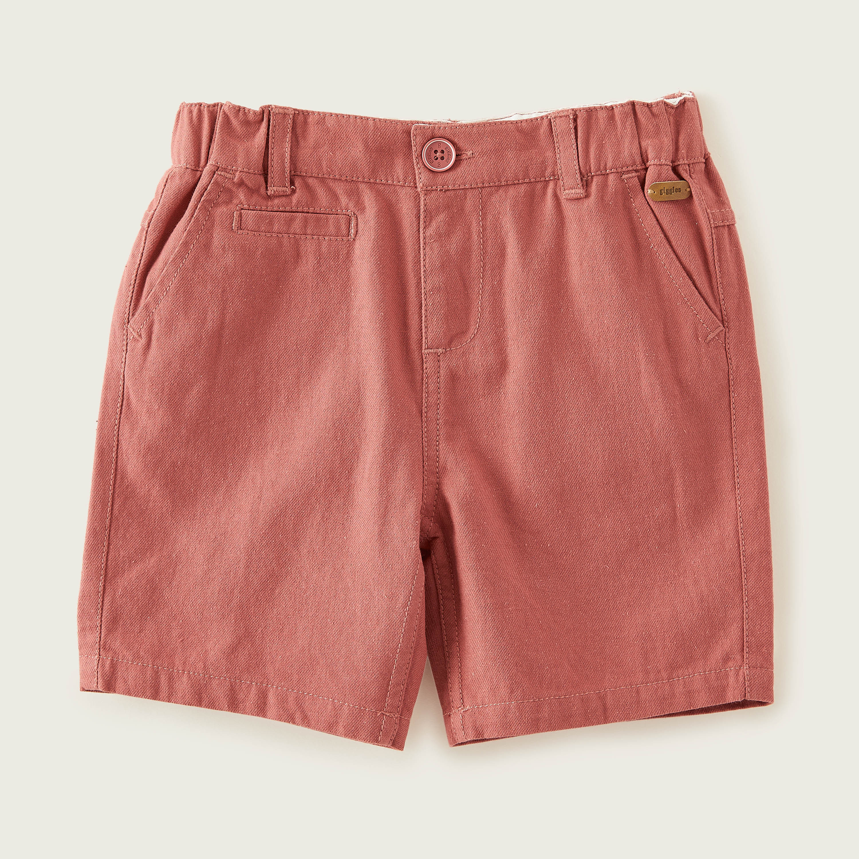 شورت منسوج بخصر مطاطي وجيوب من جيجلز-baby-boys-clothing-bottoms-shorts-image-1