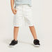 Juniors Solid Polo Short Sleeves T-shirt with Shorts-Clothes Sets-thumbnail-4