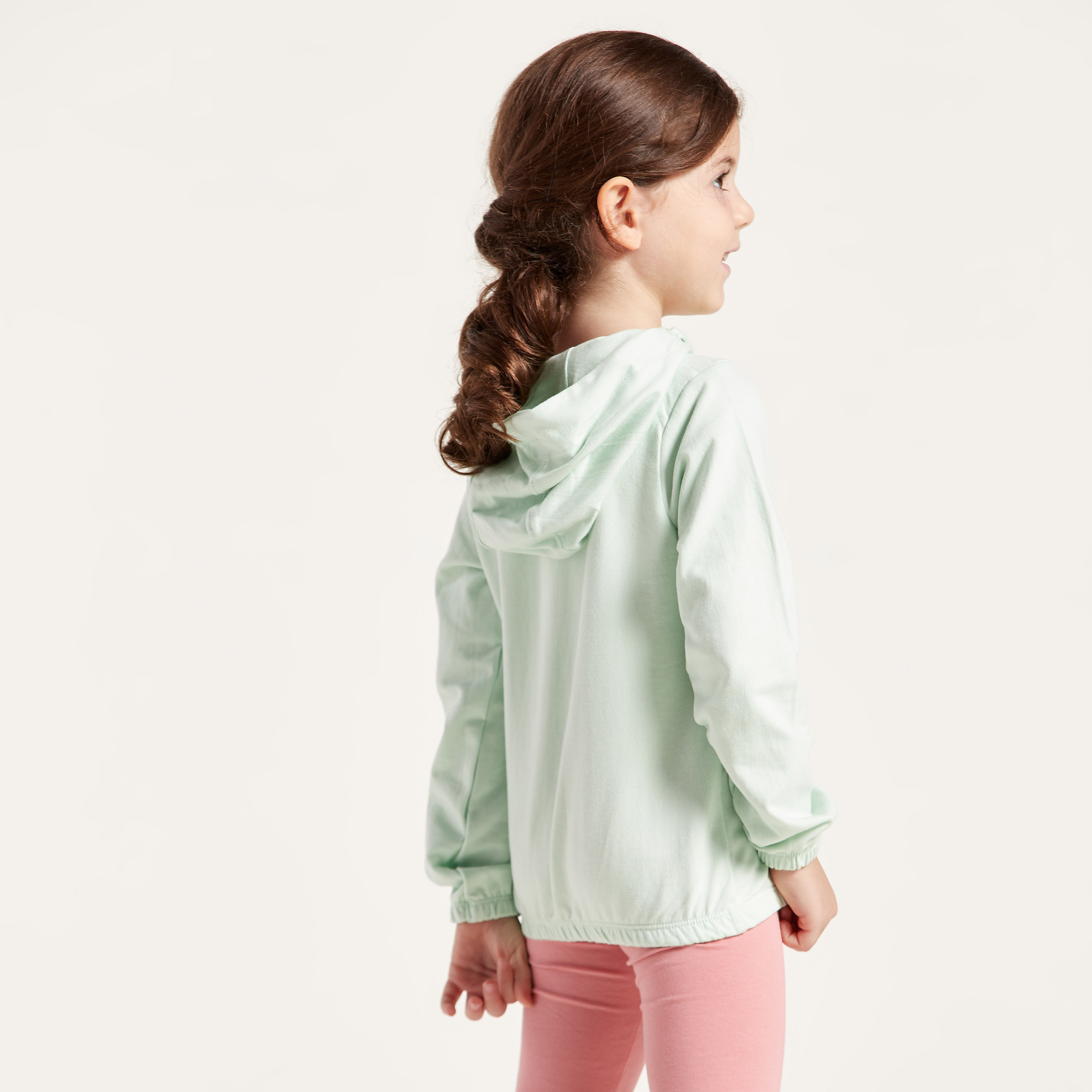 Juniors Sequin Embellished Heart Print Sweatshirt with Long Sleeves-baby-girls-clothing-jumpersandcardigans-image-3