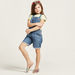 Juniors Solid Dungarees with Pockets-Rompers%2C Dungarees and Jumpsuits-thumbnail-1