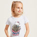 Hello Kitty Sequin Detail T-shirt with Round Neck and Short Sleeves-T Shirts-thumbnail-2