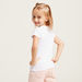 Hello Kitty Sequin Detail T-shirt with Round Neck and Short Sleeves-T Shirts-thumbnail-3
