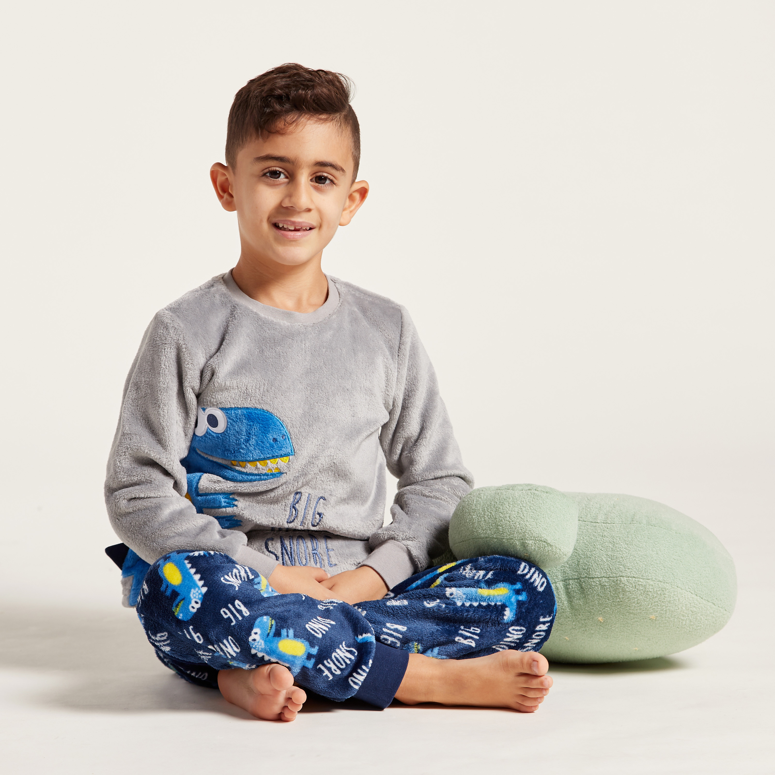 Buy Juniors Embroidered T shirt and Full Length Pyjama Set Online