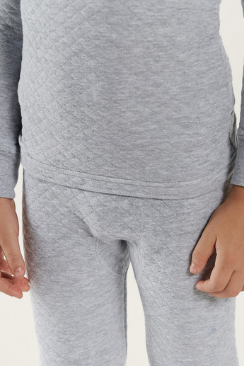 Juniors Solid Long Sleeves Sweatshirt with Full Length Jog Pants