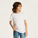 Juniors Basic Solid T-shirt with Crew Neck and Short Sleeves-Tops-thumbnail-0