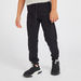 Juniors Solid Jog Pants with Elasticised Waistband-Bottoms-thumbnail-0
