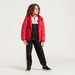 Juniors Quilted Jacket with Hooded Neck and Zip Closure-Coats and Jackets-thumbnail-0
