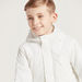 Juniors Solid Padded Jacket with Long Sleeves and Hood-Coats and Jackets-thumbnail-2