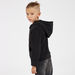 Juniors Solid Jacket with Hood and Long Sleeves-Tops-thumbnail-3
