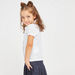 Juniors Solid Shirt with Peter Pan Collar and Puff Sleeves-Tops-thumbnail-4