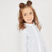 Juniors Solid Shirt with Point Collar and Long Sleeves-Tops-thumbnail-3