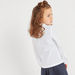 Juniors Solid Shirt with Point Collar and Long Sleeves-Tops-thumbnail-4
