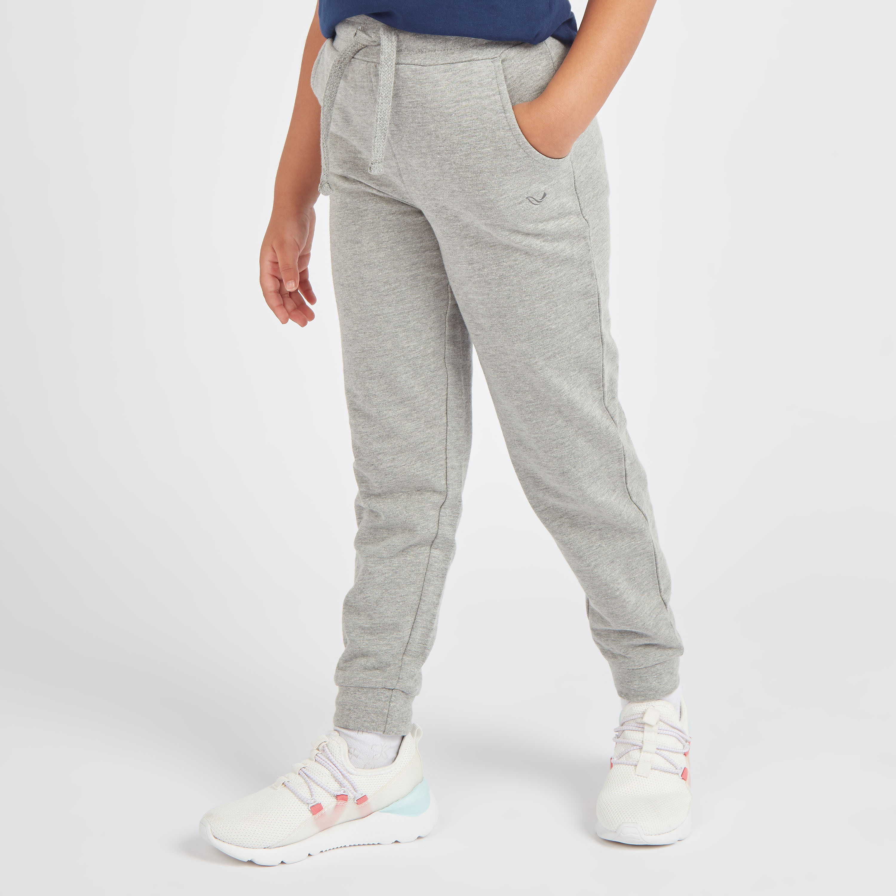 Buy Juniors Solid Joggers with Pockets and Drawstring Closure