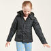 Juniors Padded Jacket with Long Sleeves and Pocket Detail-Coats and Jackets-thumbnail-1