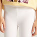 Juniors Solid Leggings with Elasticated Waistband-Bottoms-thumbnailMobile-3