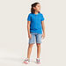 Juniors Polo T-shirt with Short Sleeves and Embroidery-T Shirts-thumbnail-0