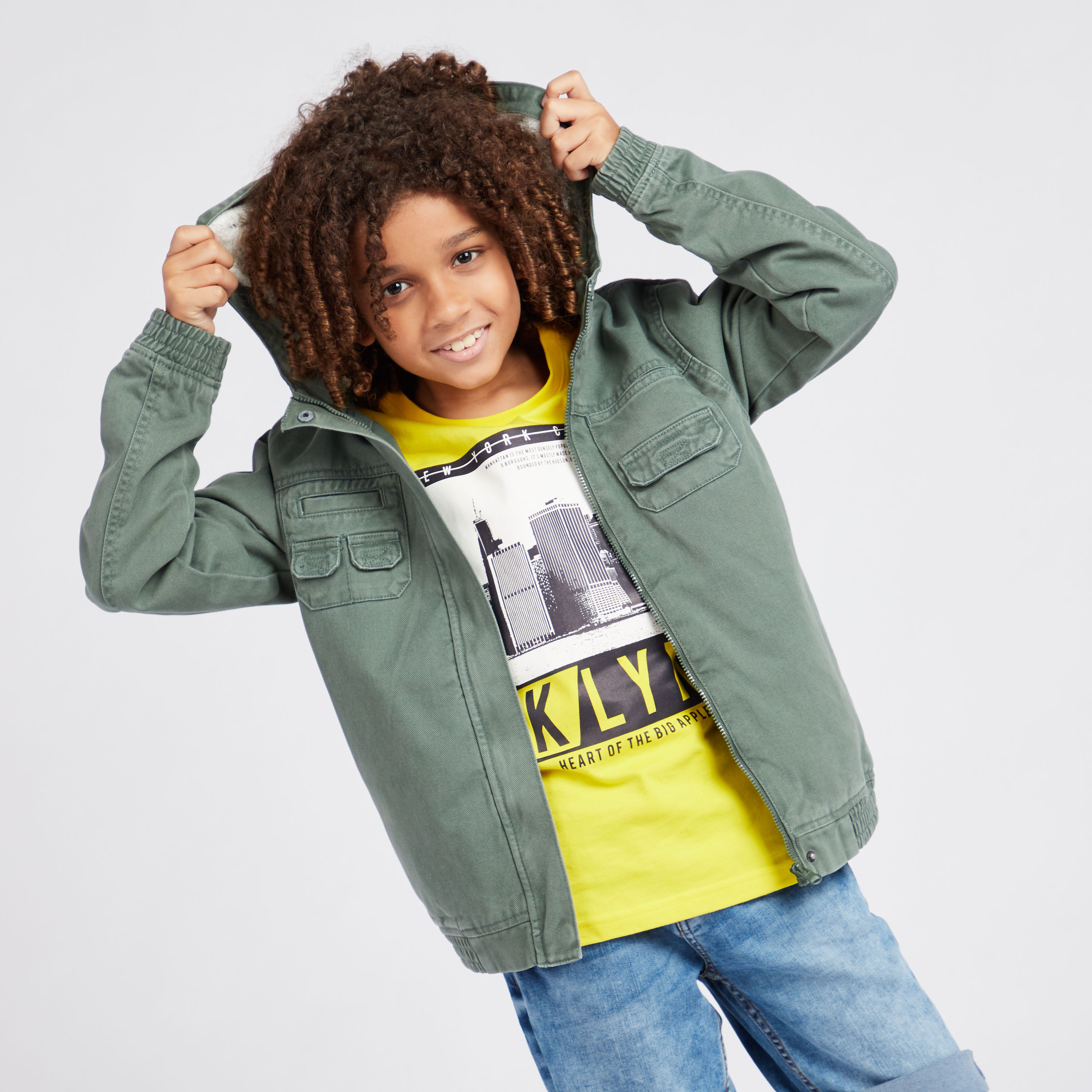 Denim jackets for juniors on outlet sale