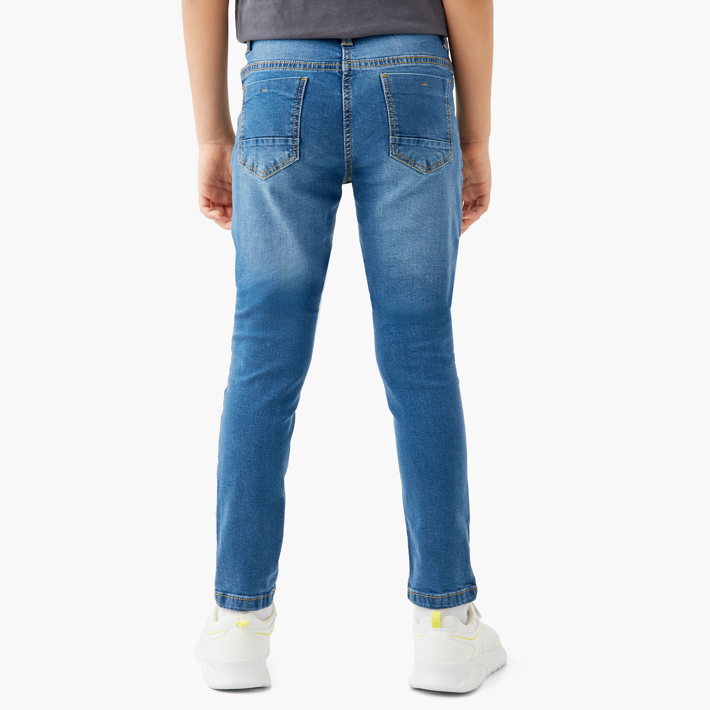 Juniors Girls' Straight Fit Jeans-girls-clothing-bottoms-jeansandjeggings-image-3