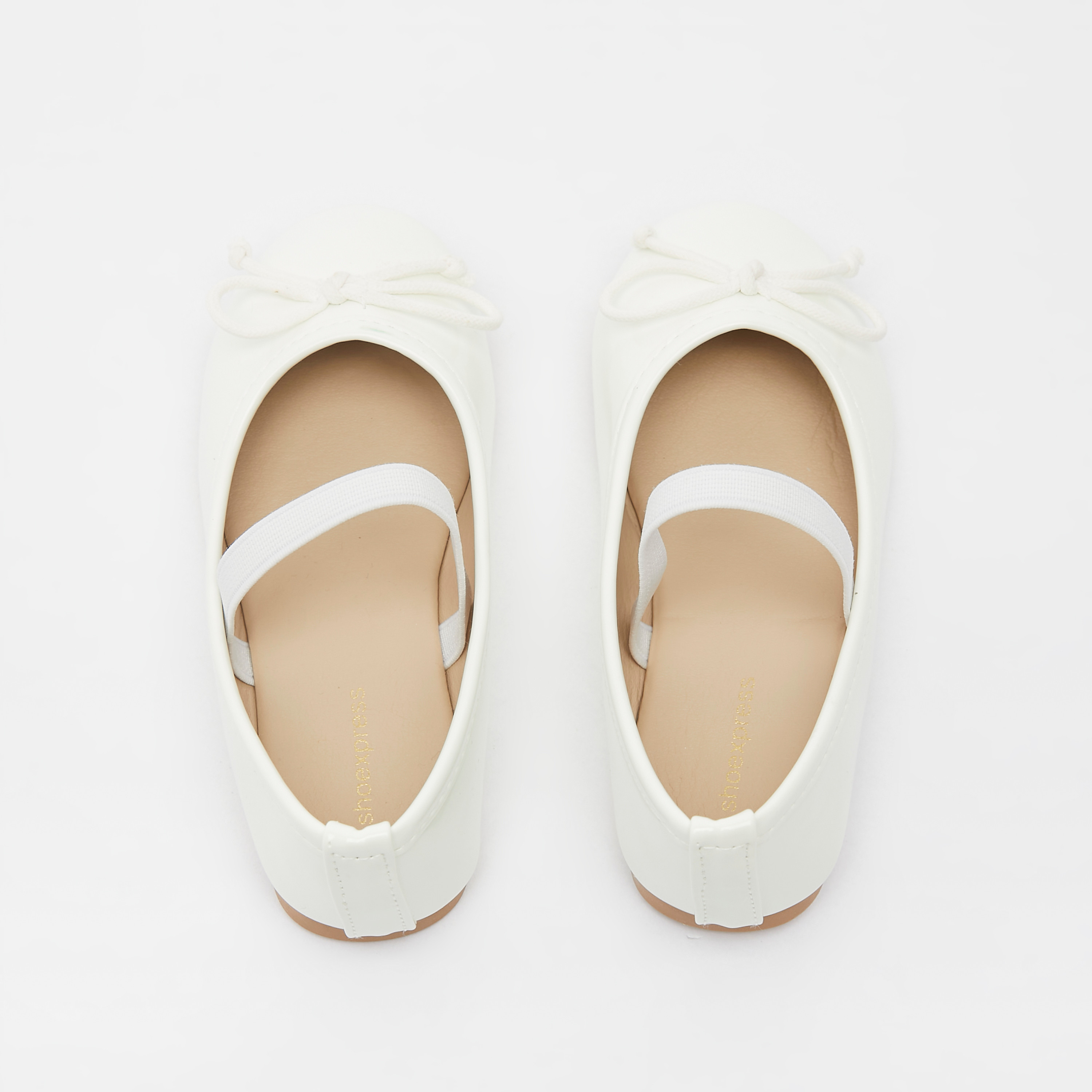 حذاء بالرينا بقدمة مستديرة وزينة فيونكة-girls-shoes-ballerinas-image-5