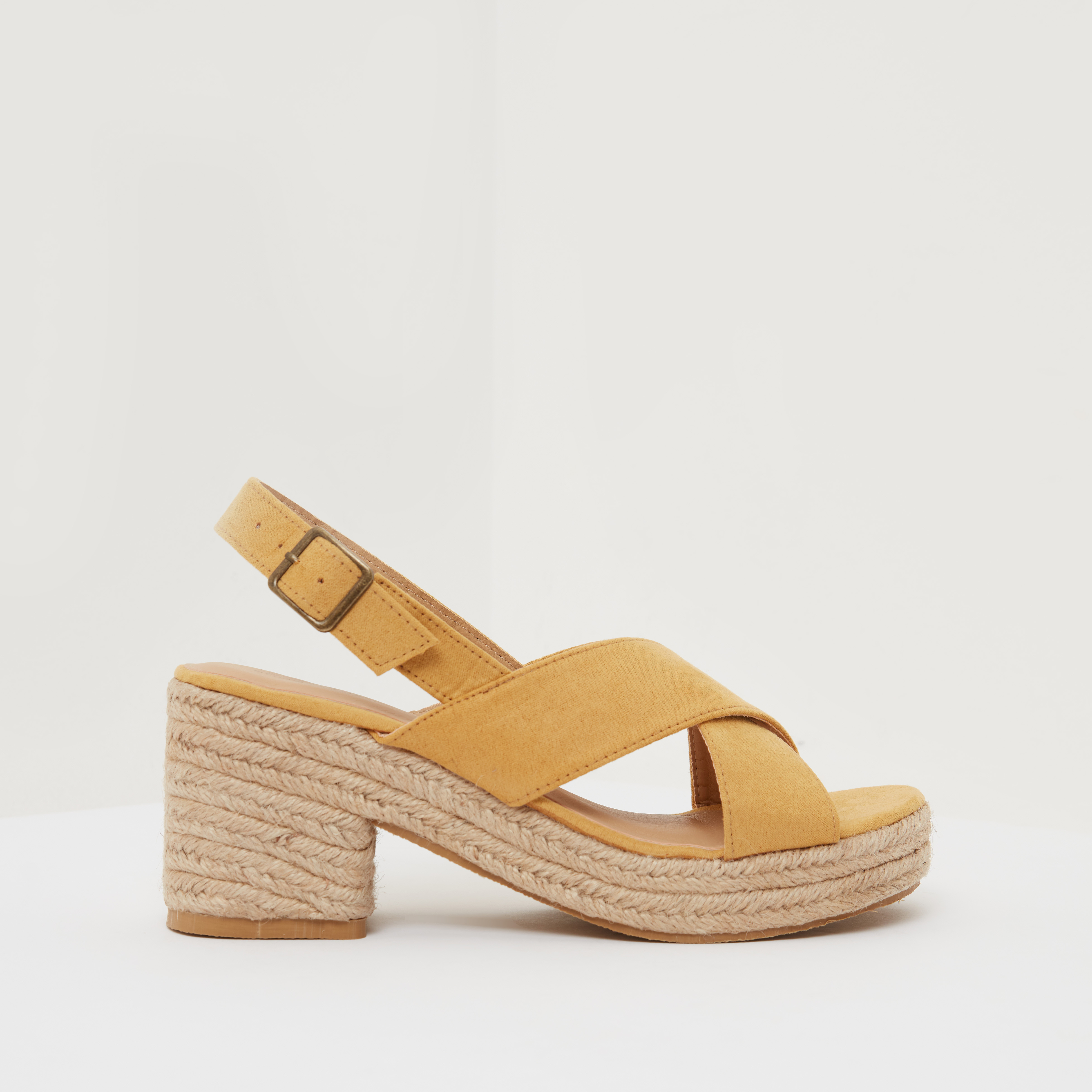 Cross strap espadrille sandals online