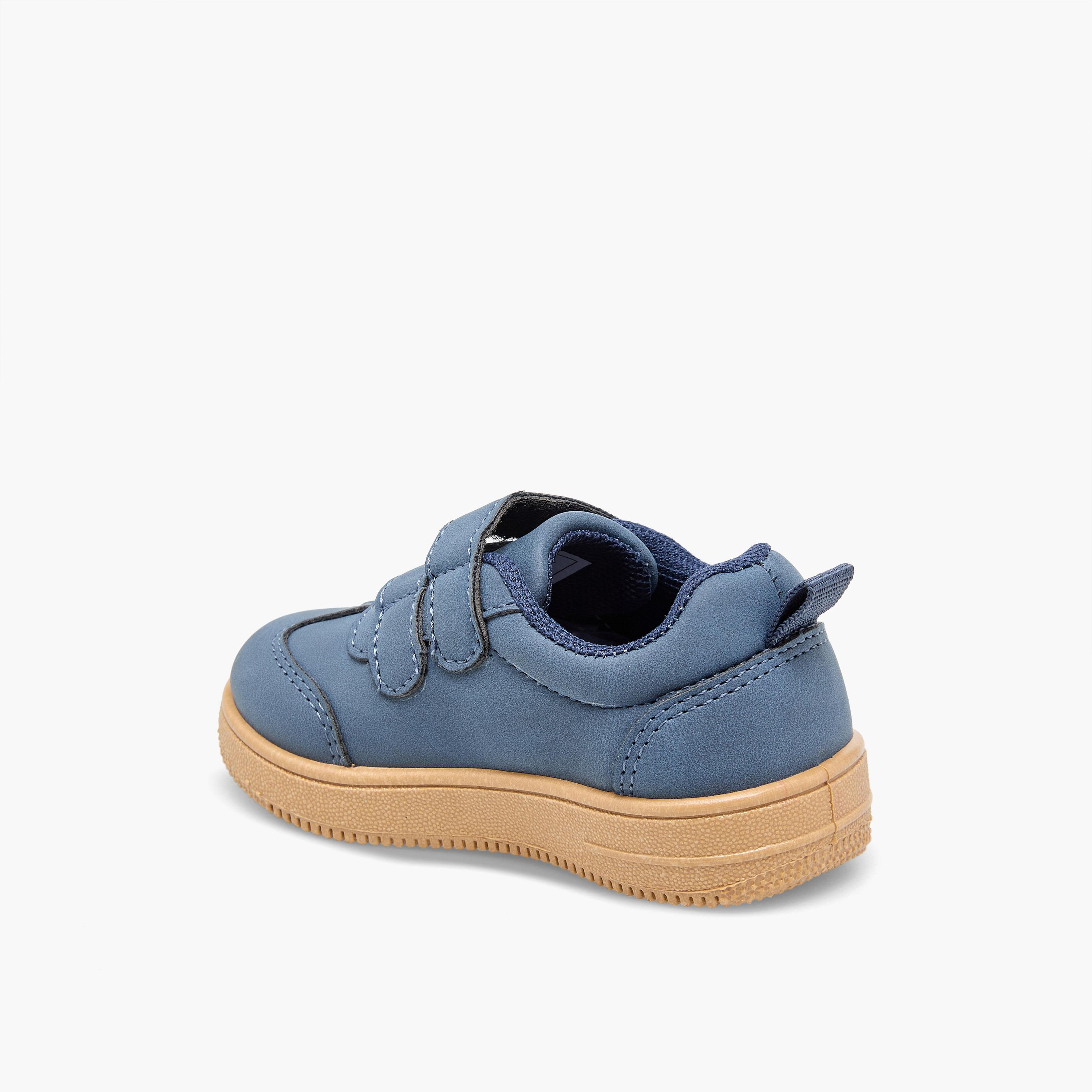 حذاء سنيكرز طول الكاحل بشريط إغلاق لاصق للأولاد من إل بي إل من شو إكسبرس-boys-shoes-sneakers-image-5