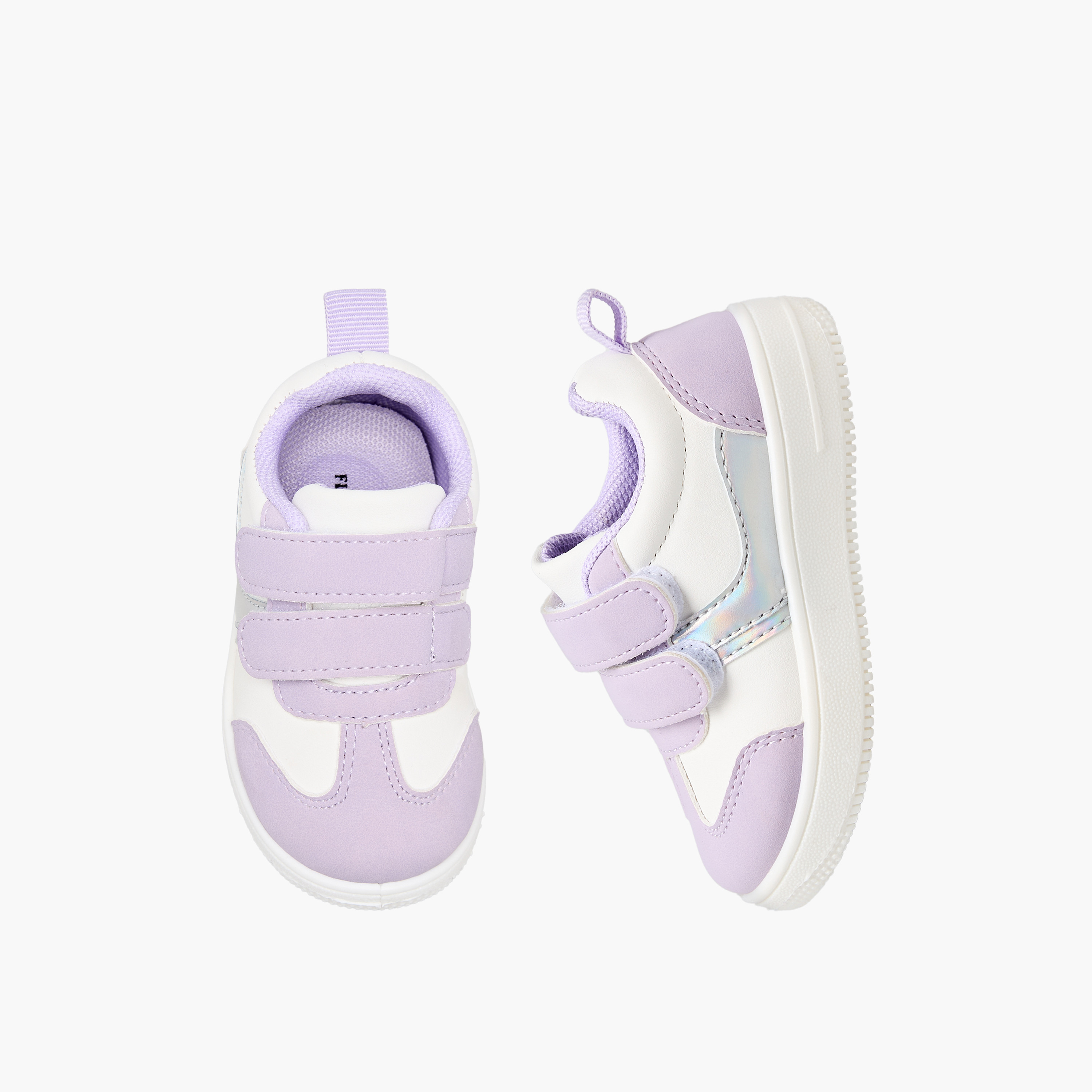 حذاء سنيكرز بشريط إغلاق لاصق للبنات من فلورا بيلا-girls-shoes-sneakers-image-1
