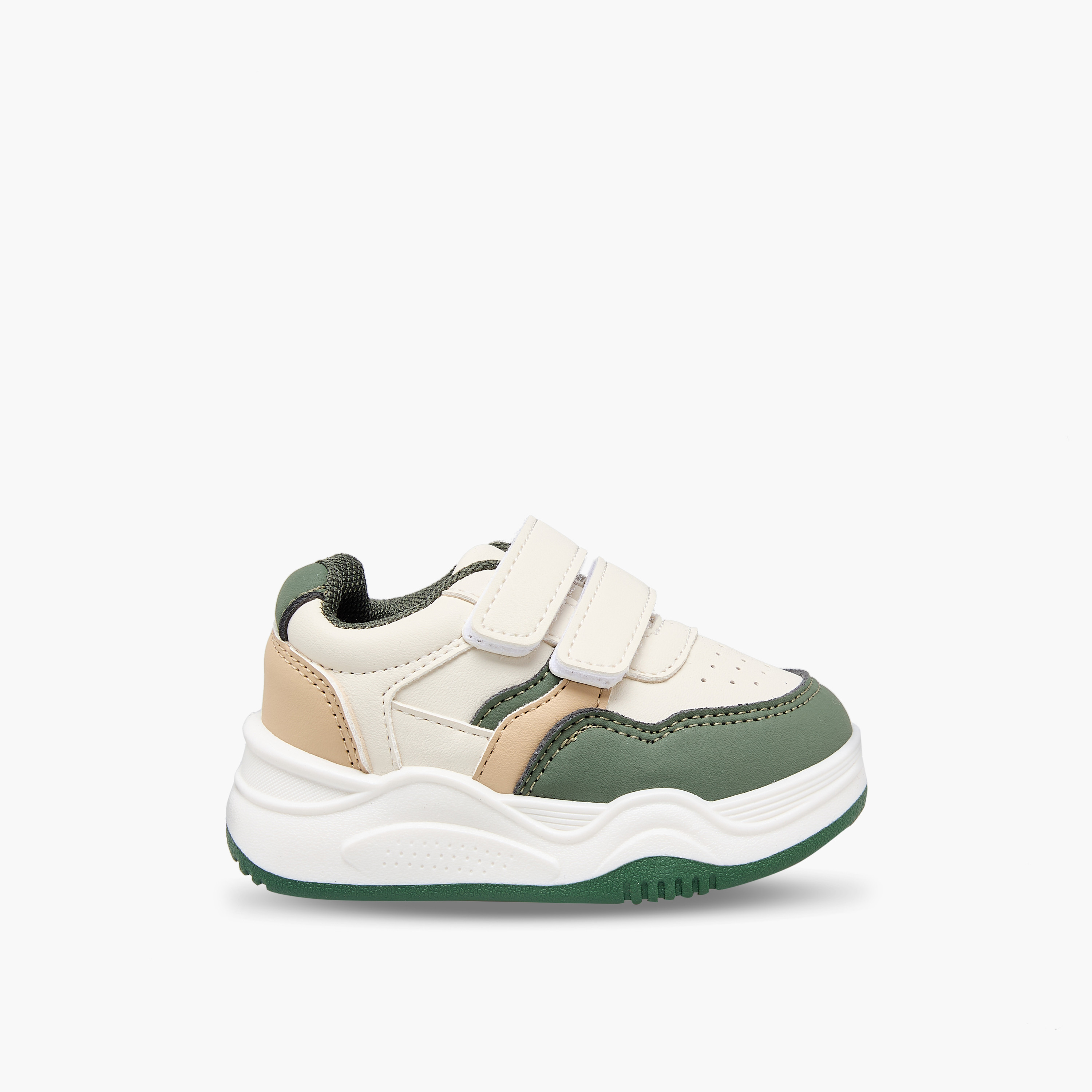 حذاء سنيكرز طول الكاحل بشريط إغلاق لاصق للأولاد من إل بي إل من شو إكسبرس-boys-shoes-sneakers-image-3