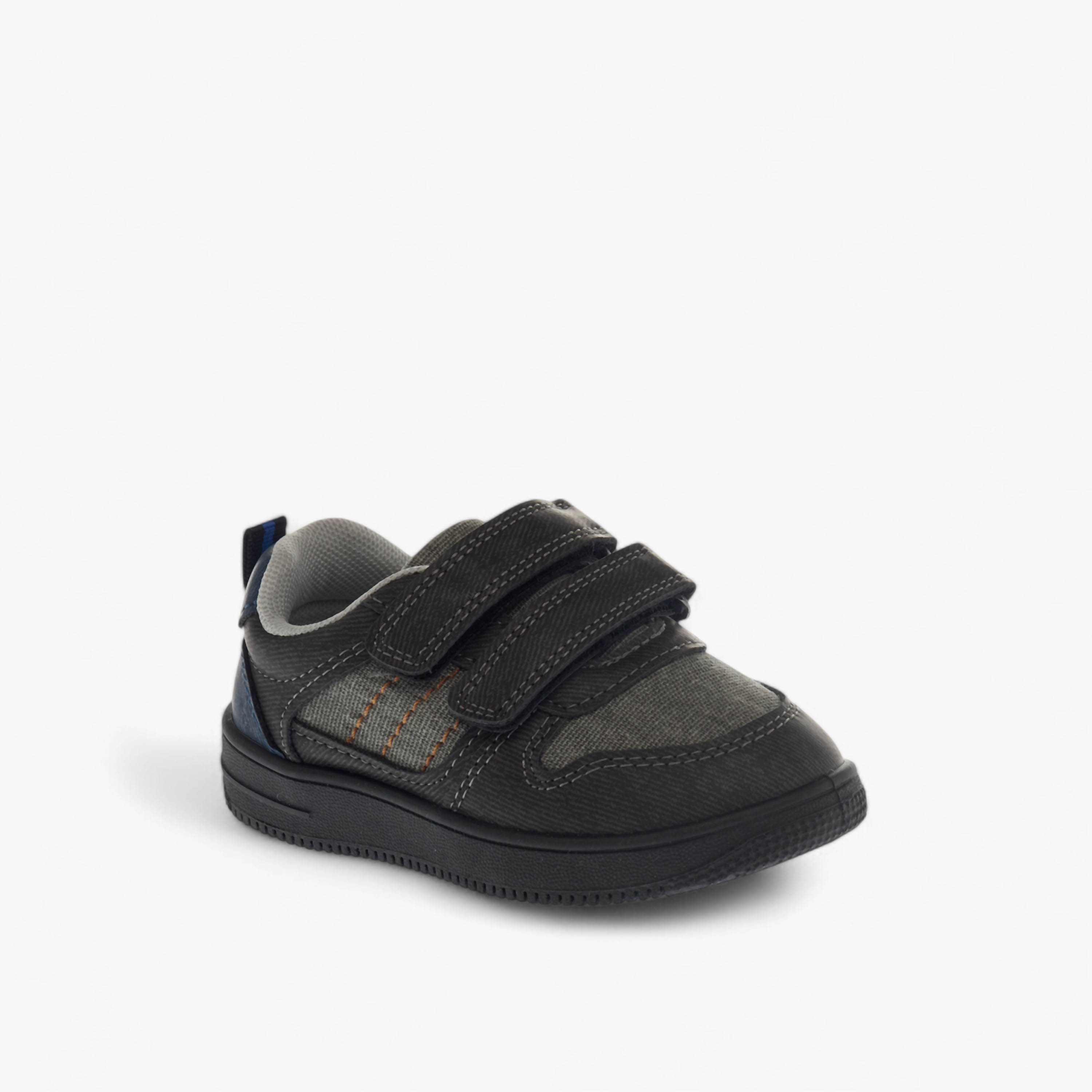 LBL by Shoexpress Panelled Sneakers with Hook and Loop Closure-boys-shoes-sneakers-image-2