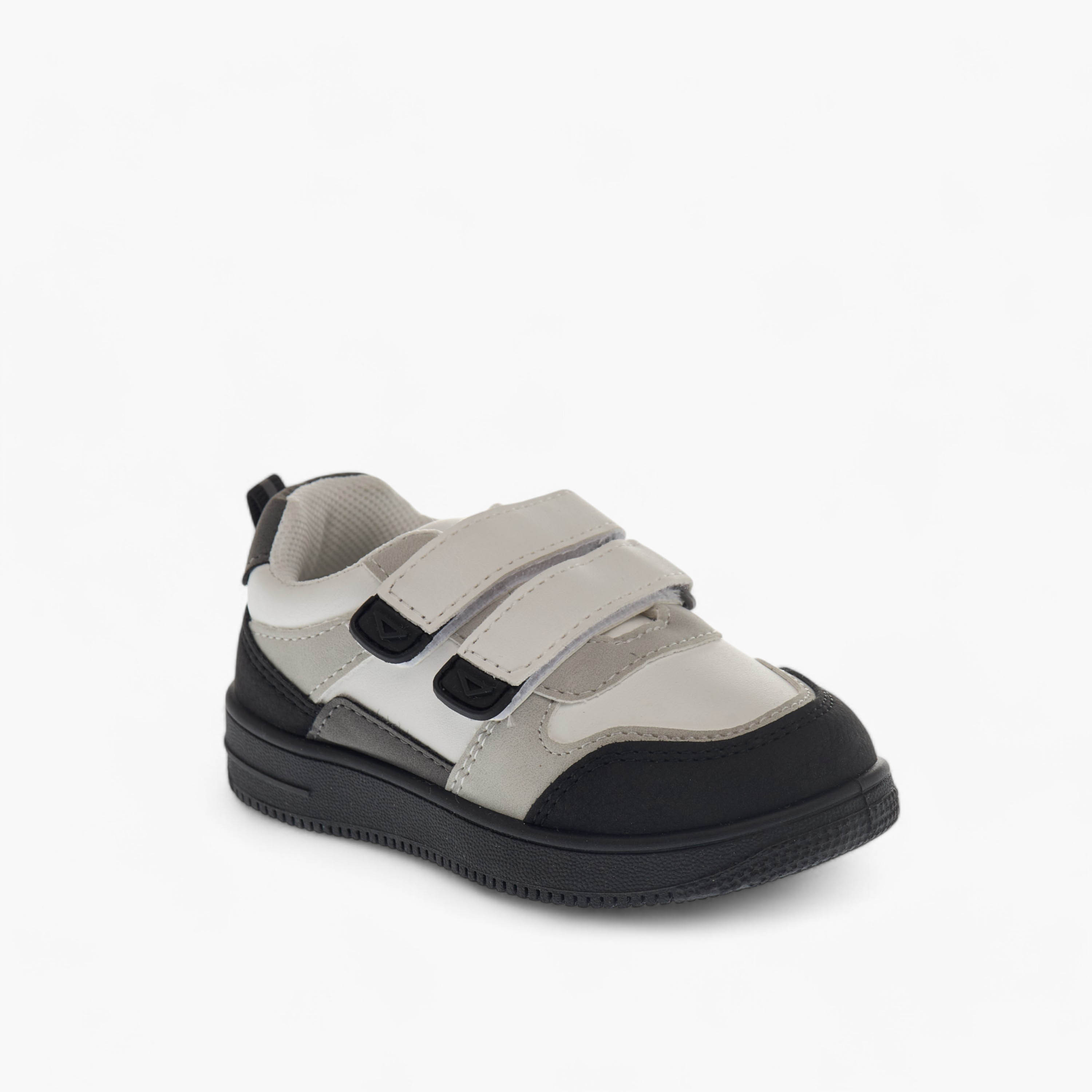 LBL by Shoexpress Panelled Sneakers with Hook and Loop Closure-boys-shoes-sneakers-image-2