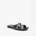 Le Confort Embellished Slip-On Sandals-Women%27s Flat Sandals-thumbnail-0