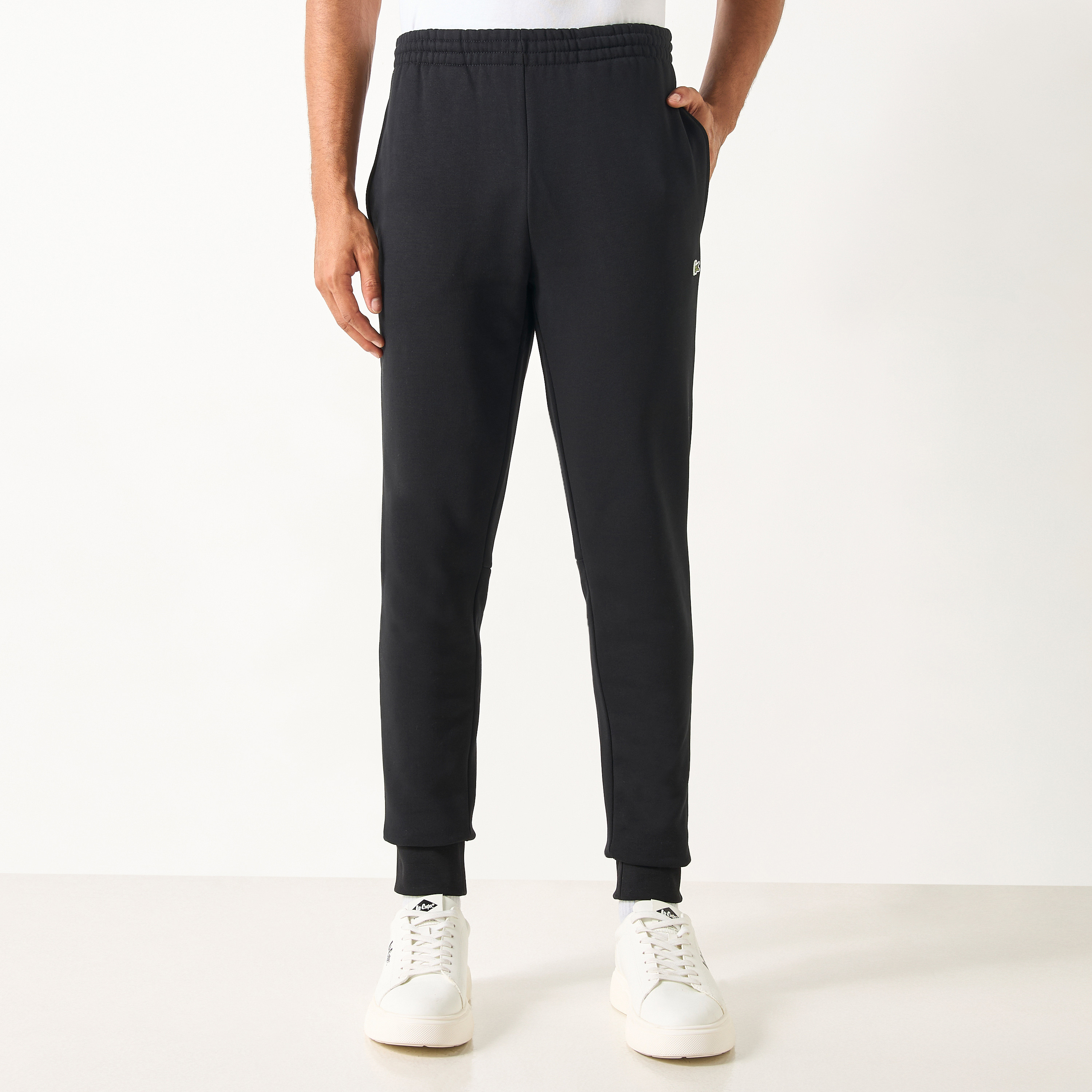 Lacoste Logo Applique Joggers with Pockets-men-clothing-bottoms-joggers-image-4