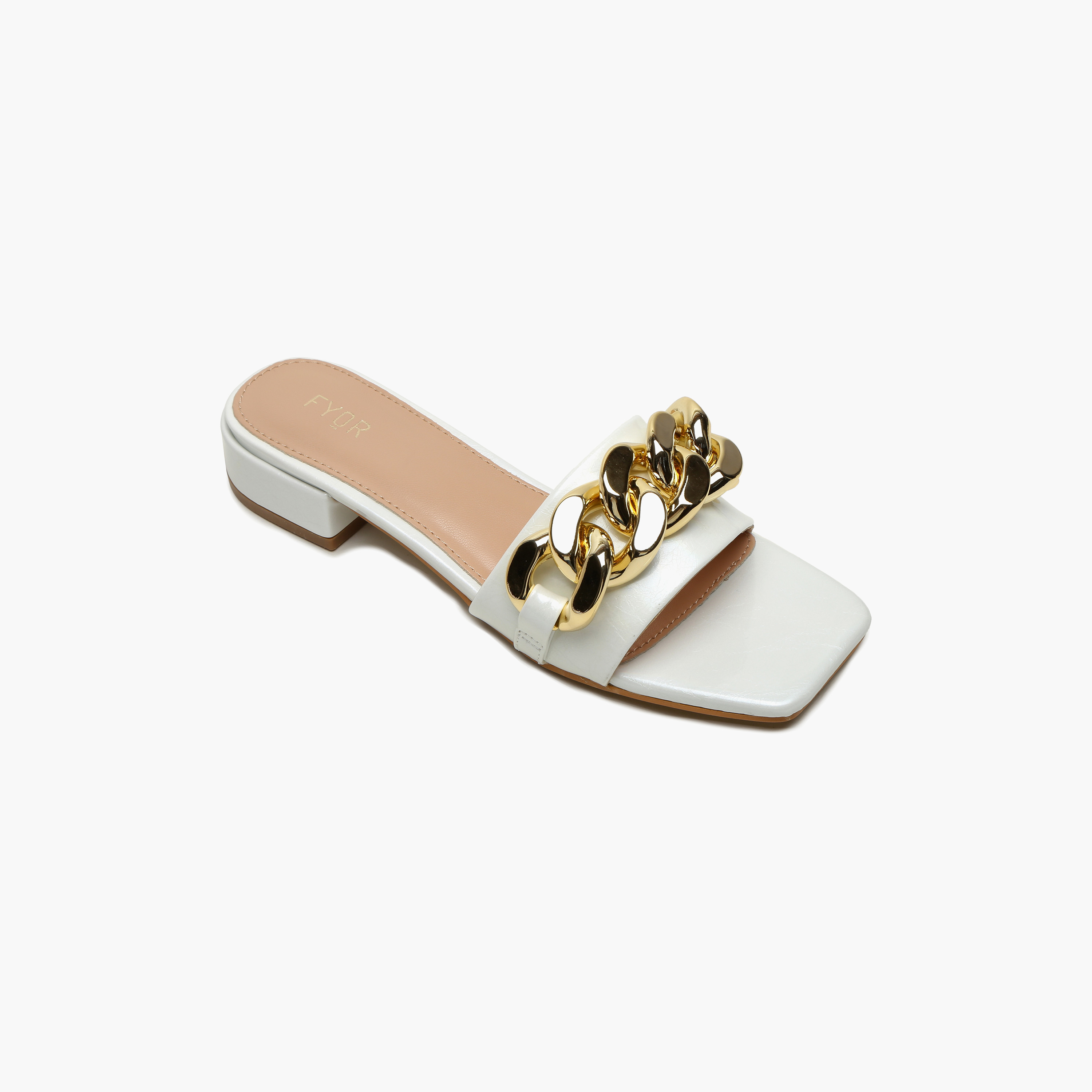  XJD03 | صندل نسائي مسطح بمقدمة مربعة من فيور-women-shoes-sandals-flats-image-1