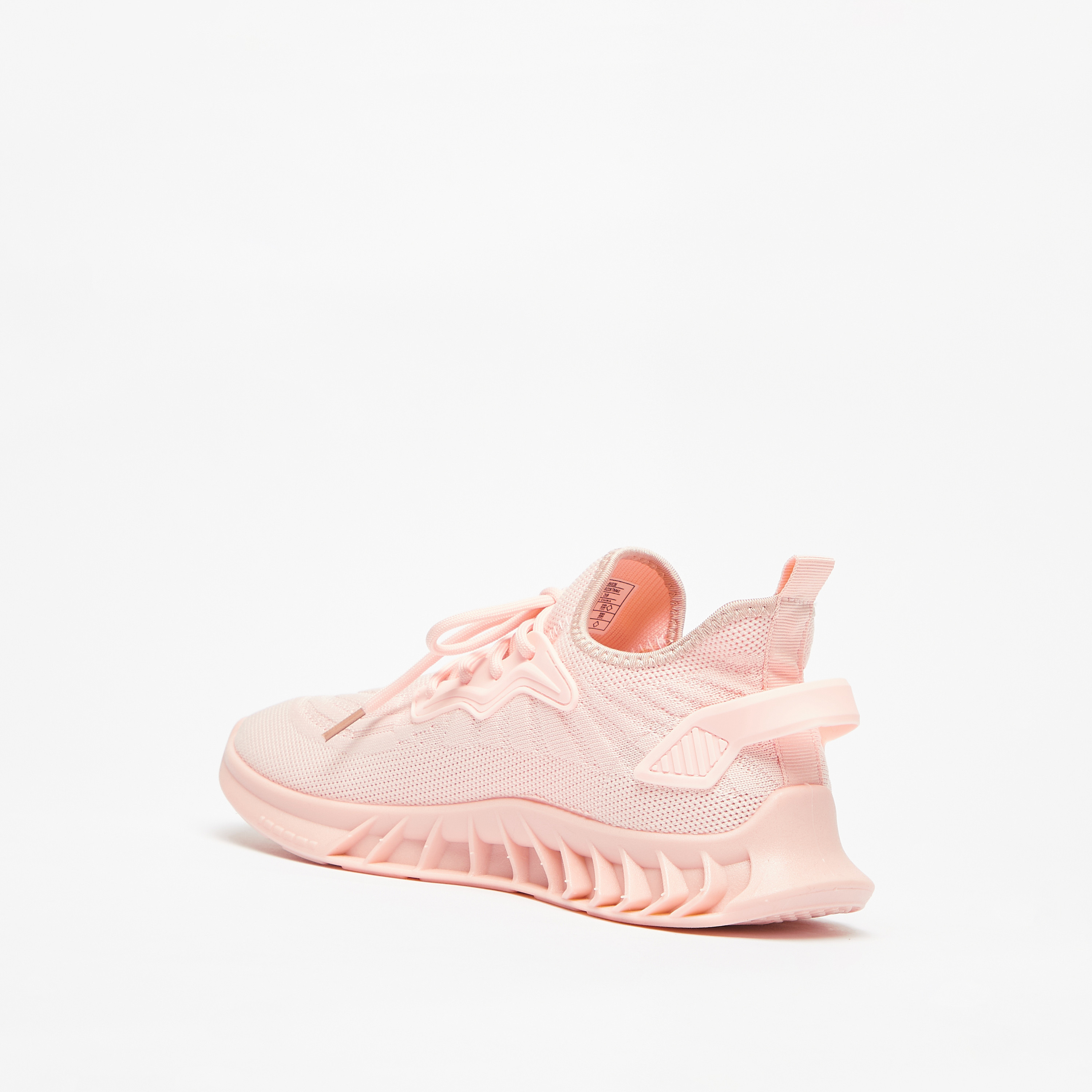 OAKLAN Women's Textured Lace-Up Sports Shoes with Cushioning-women-shoes-sneakers-image-7