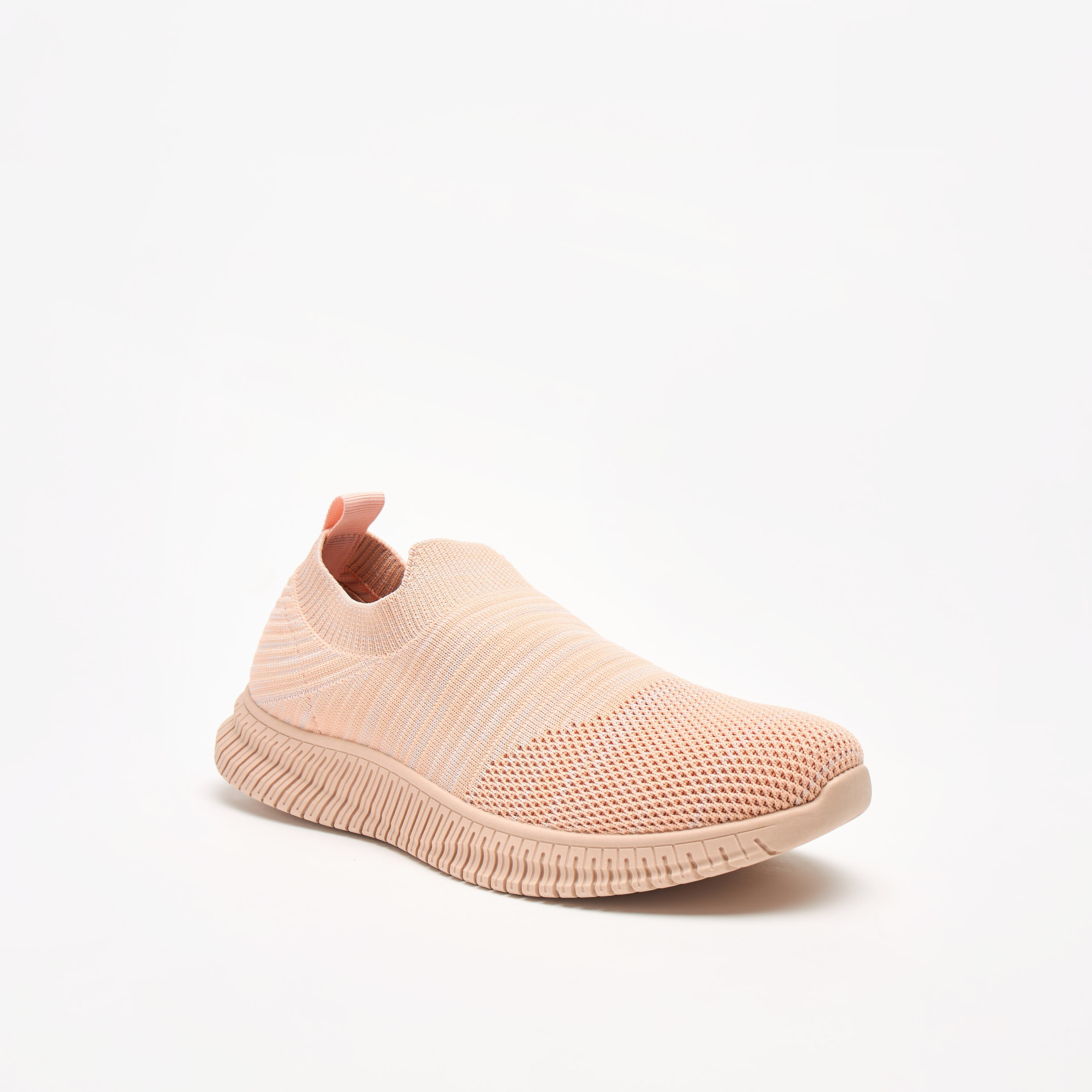 Oaklan by Shoexpress Mesh Slip-On Sports Shoes with Pull Tab-sports-women-shoes-image-1
