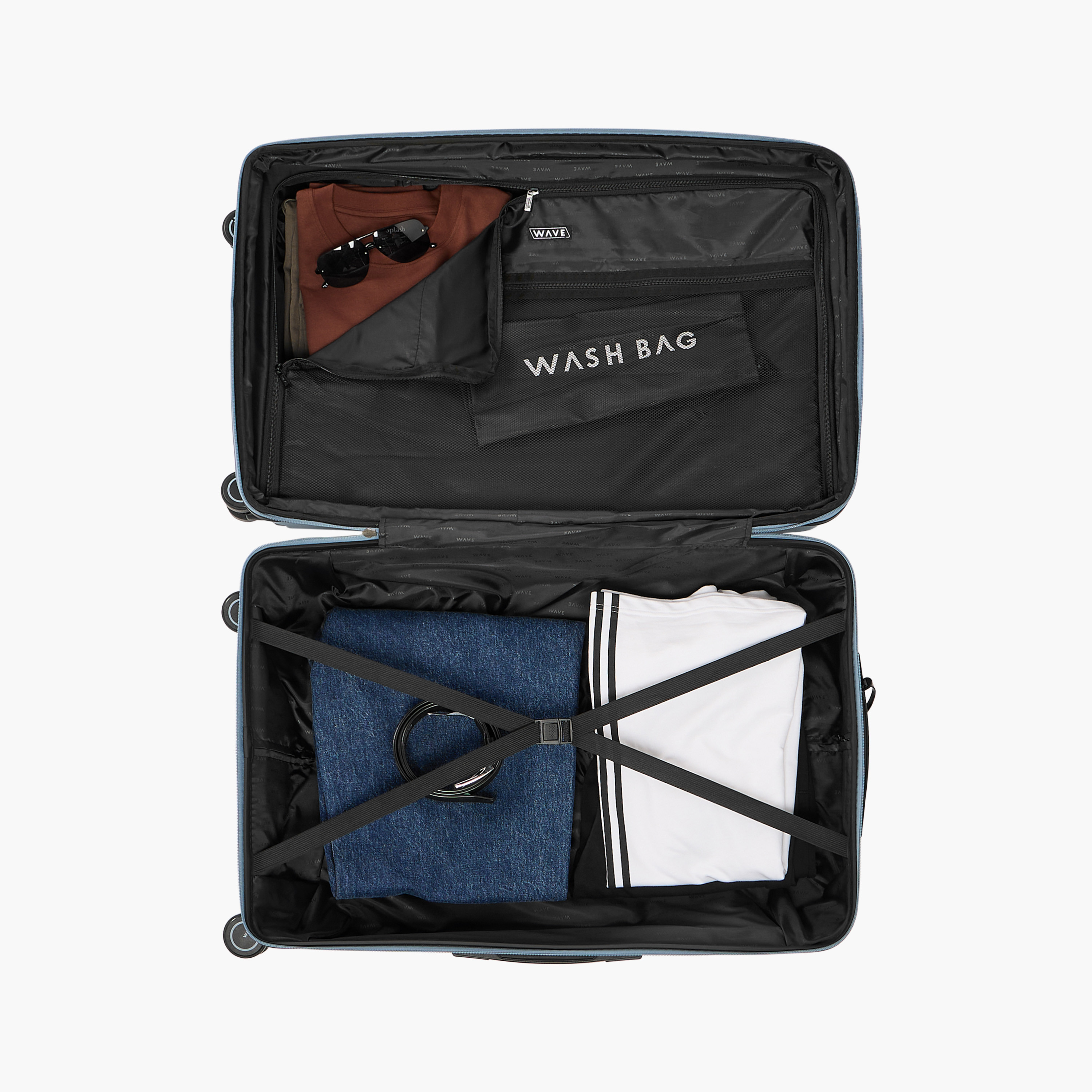 شنطة سفر ترولي صلبة مضلعة بمقبض قابل للسحب وعجلات من ويف - طقم من 3 قطع-travel-luggagesandbags-luggage-image-16