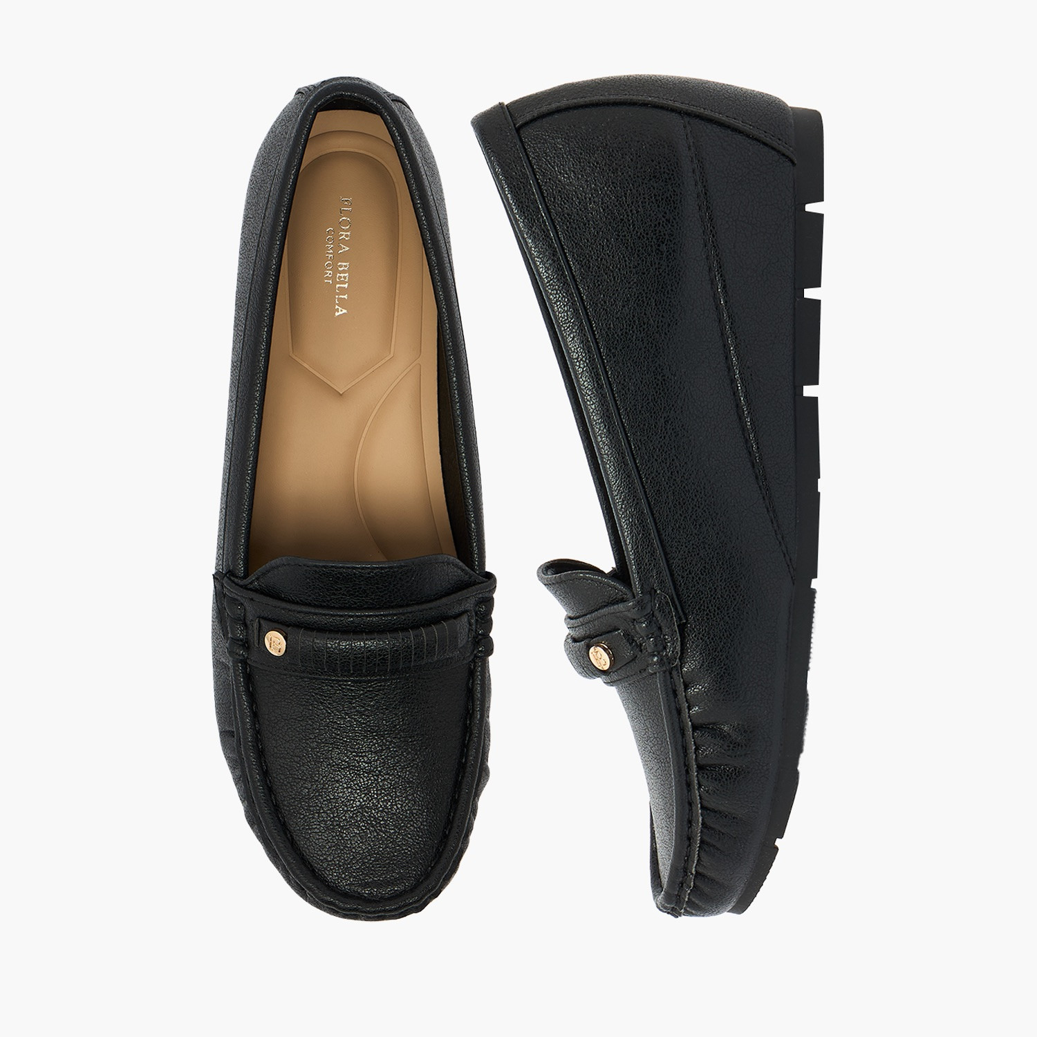 حذاء سهل الارتداء بزينة ميتاليك للنساء من فلورا بيلا من شو إكسبرس-women-shoes-heels-image-1