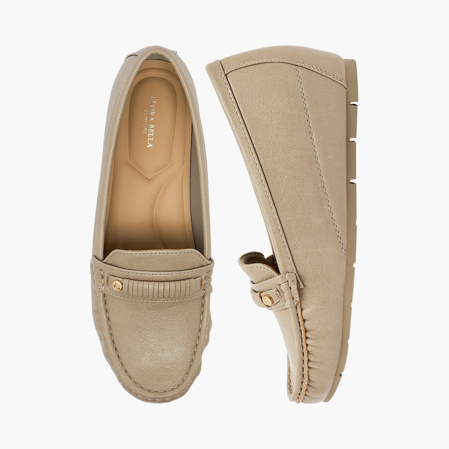 حذاء سهل الارتداء بزينة ميتاليك للنساء من فلورا بيلا من شو إكسبرس-women-shoes-heels-image-1