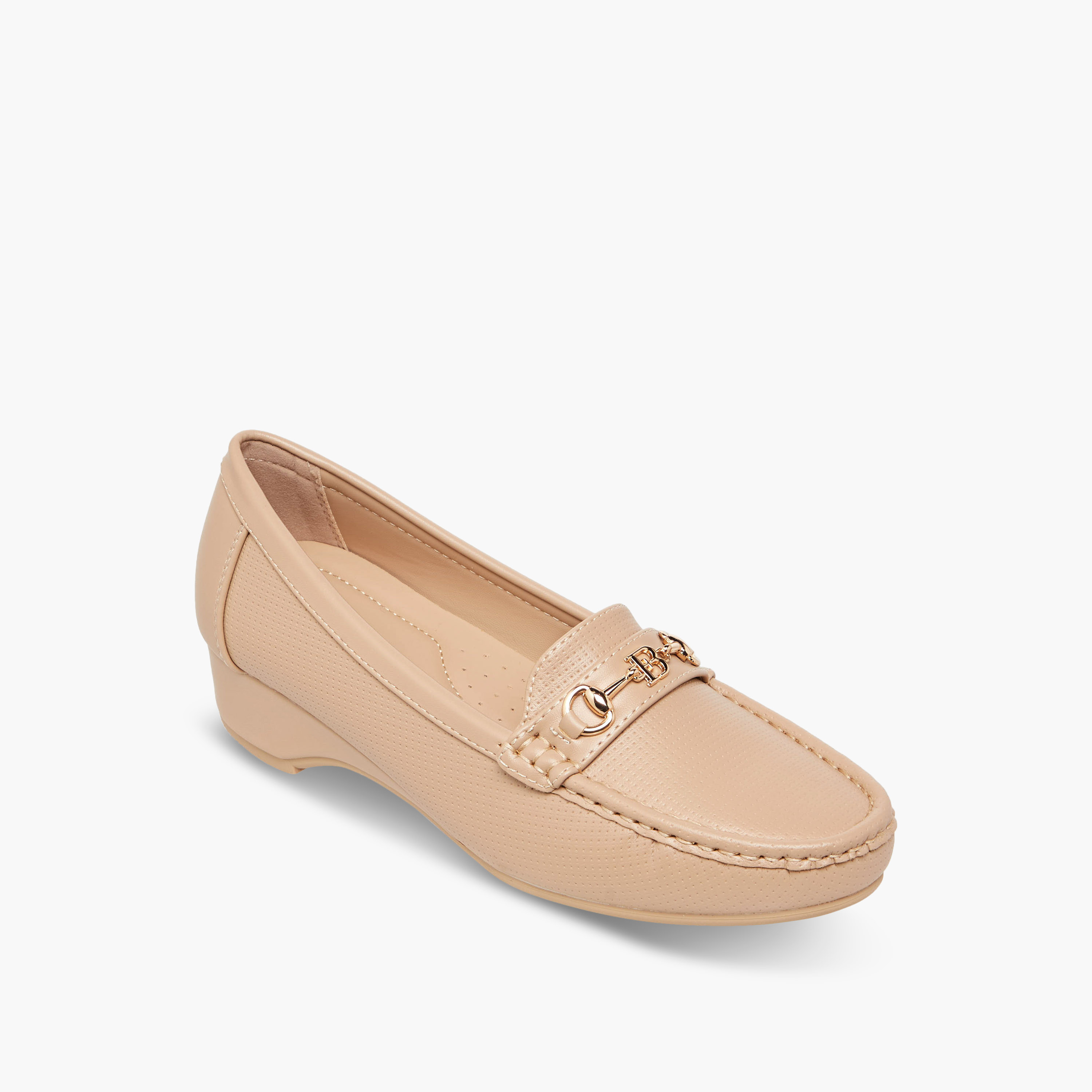 Flora Bella Women Buckle Accent Loafers-women-shoes-heels-image-2