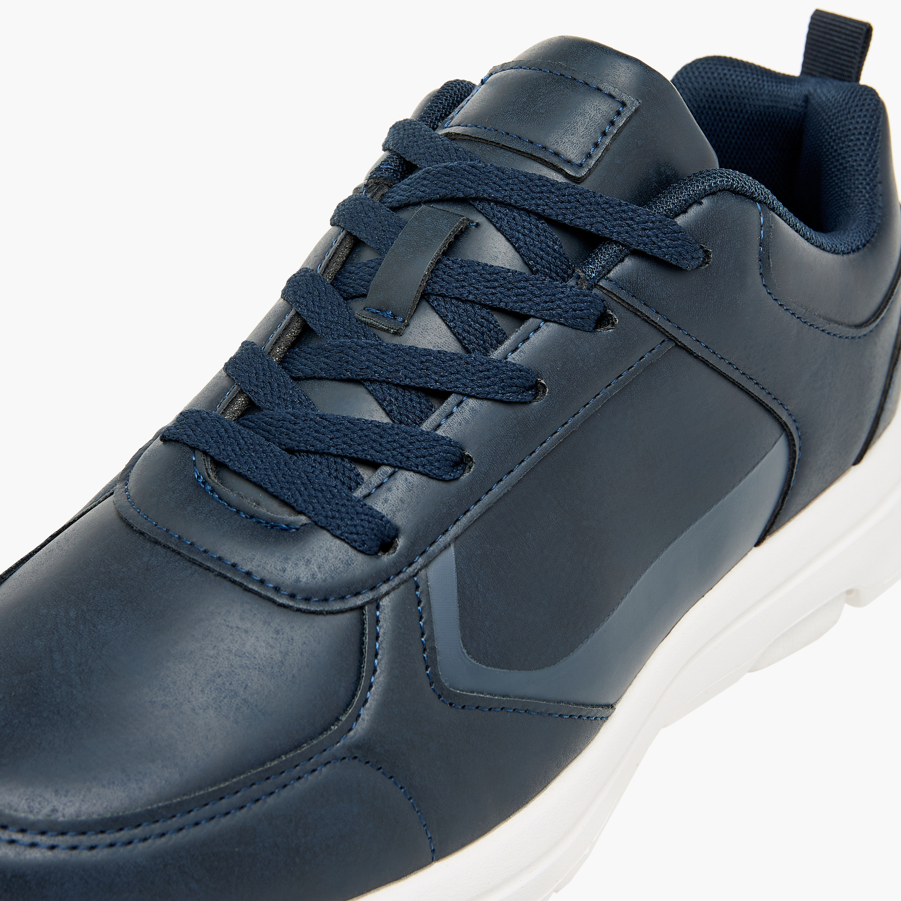 LBL by Shoexpress Panelled Sneakers with Lace-Up Closure-men-shoes-sneakers-image-4