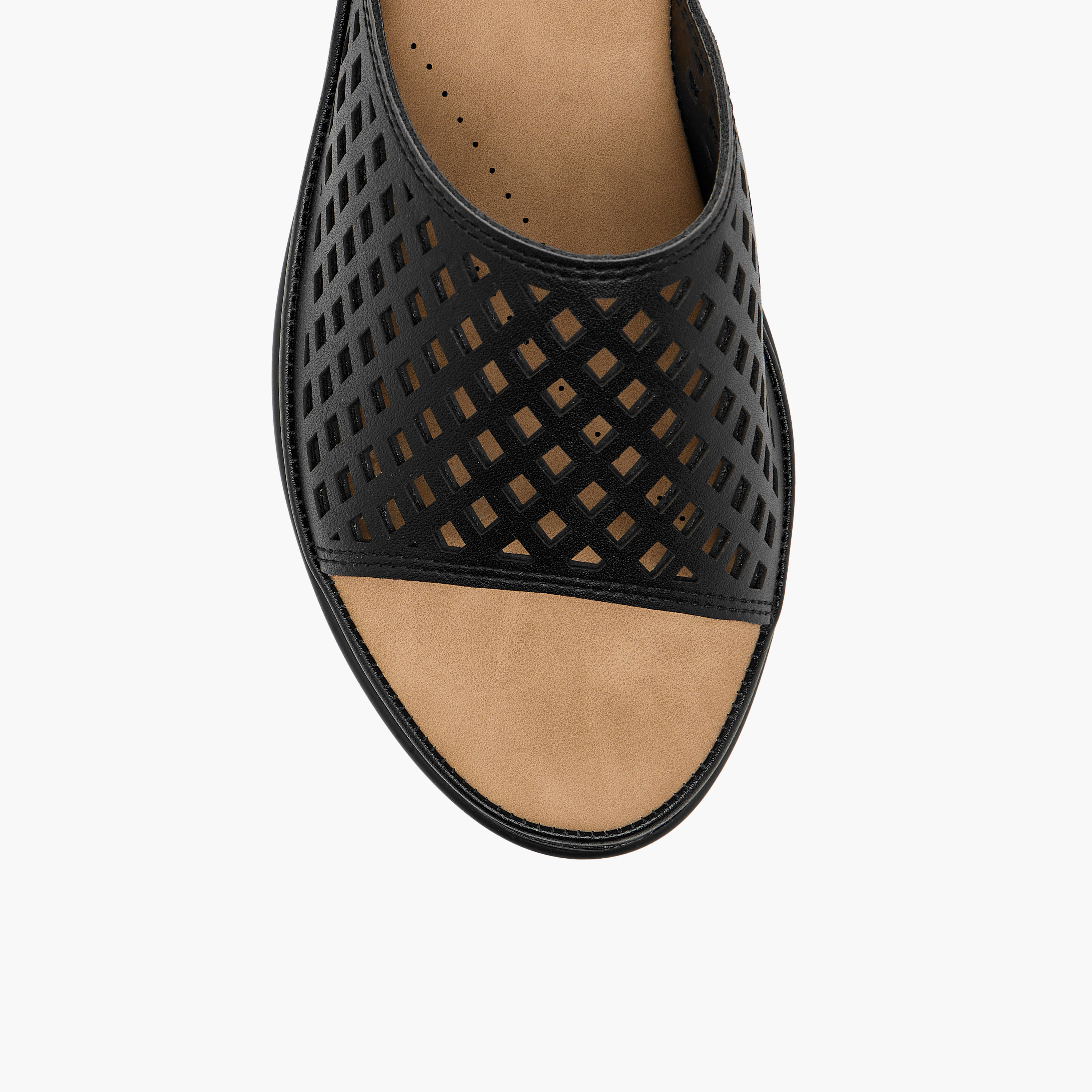 Flora Bella Cutout Detail Slip-On Sandals with Wedge Heels-women-shoes-sandals-heeled-image-4